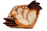 Хлебная корзина - хлеб белый, чёрный